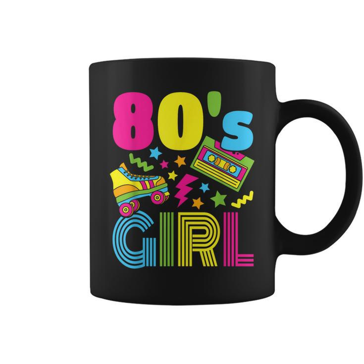 80S Girl 1980S Theme Party 80S Costume Outfit Girls Coffee Mug