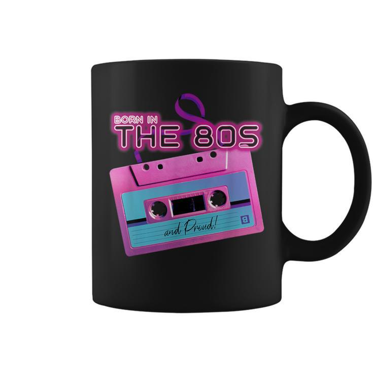 80S Nostalgia Vintage Graphic Pop Culture Icons Coffee Mug