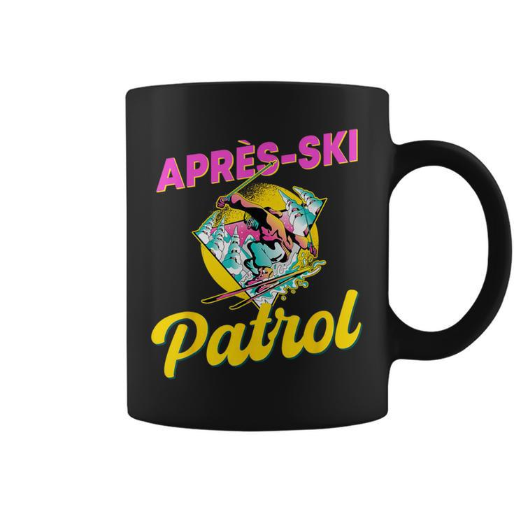 80S Retro Apres-Ski Patrol Wear 90S Skiing Coffee Mug
