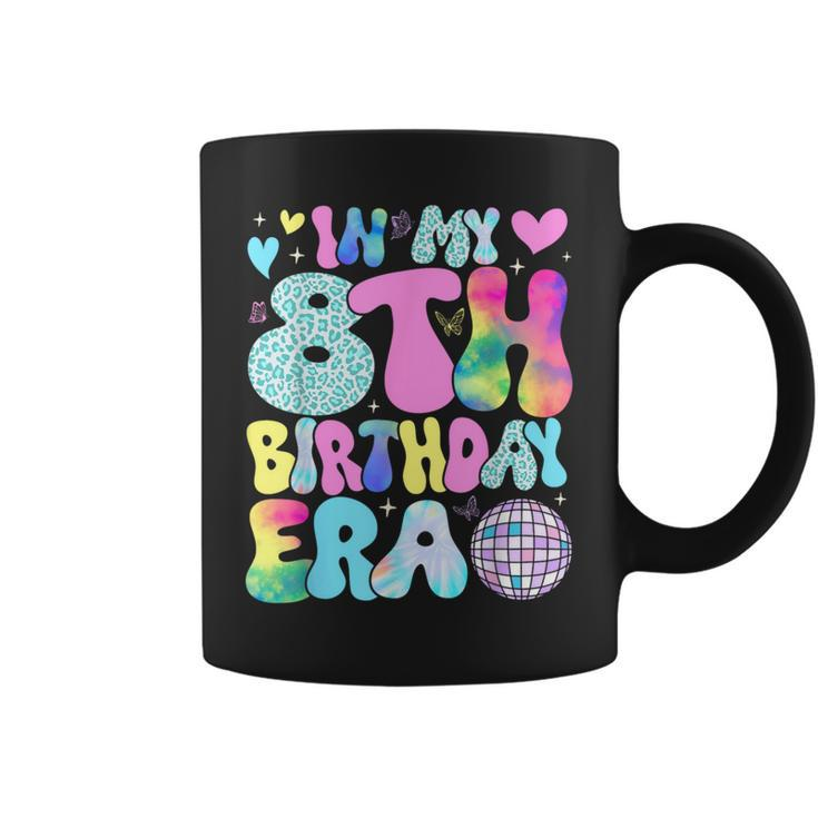 In My 8Th Birthday Era 8 Years Old Girls 8Th Birthday Groovy Coffee Mug