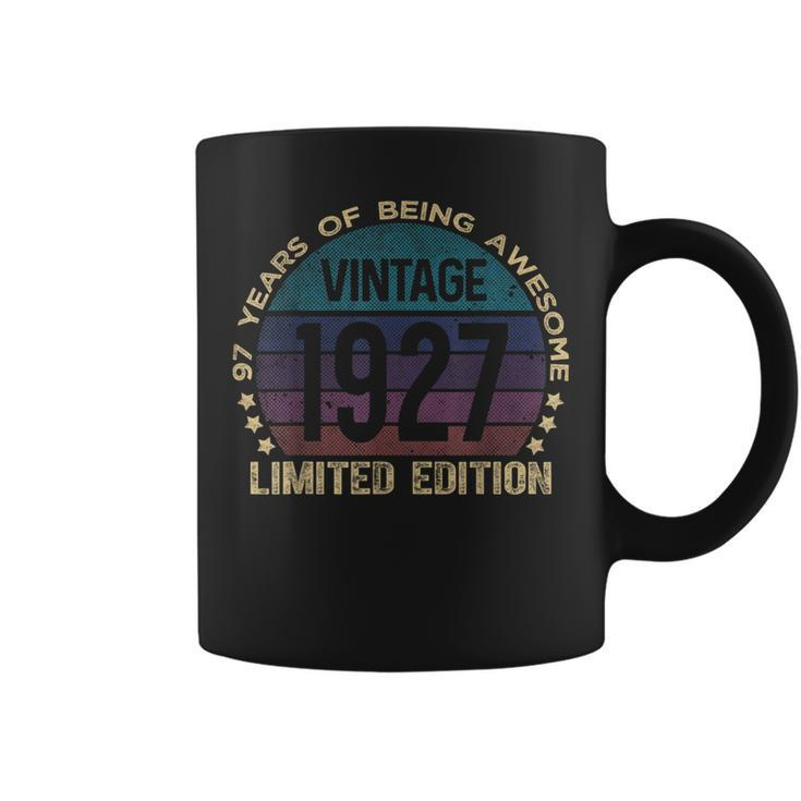 97Th Birthday 97 Year Old Vintage 1927 Limited Edition Coffee Mug