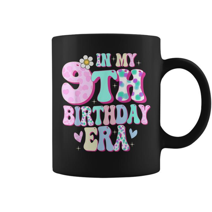 In My 9Th Birthday Era Girl Nine Bday 9 Year Old Coffee Mug