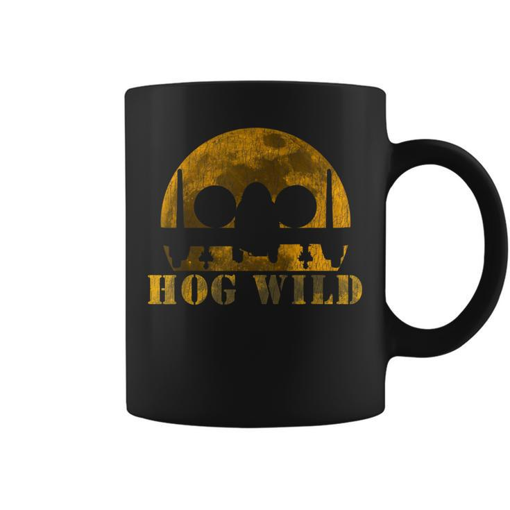 A10 Warthog Hog Wild Silhouette Military Aviation T Coffee Mug