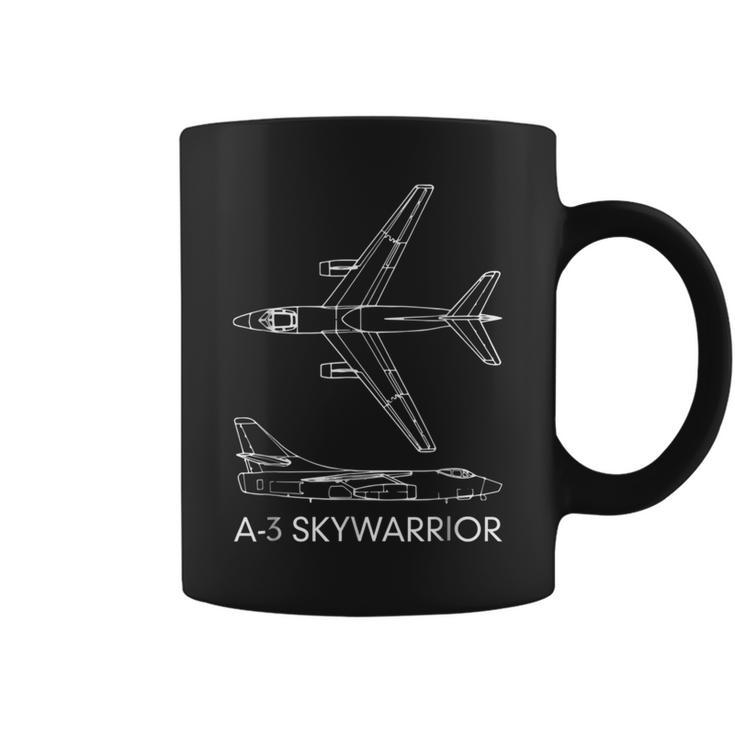 A3 Skywarrior Strategic Bomber Plane  Coffee Mug