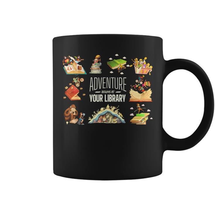 Adventure Begins At Your Library Summer Reading 2024 Coffee Mug