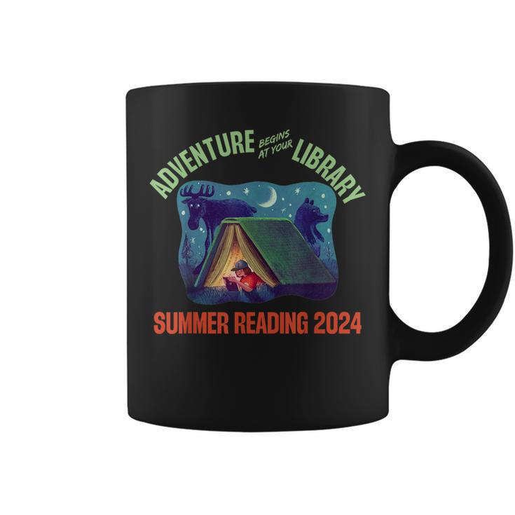 Adventure Begins At Your Library Summer Reading Program 2024 Coffee Mug