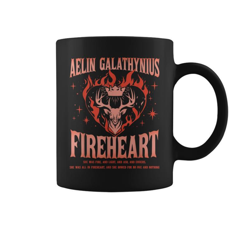 Aelin Galathynius Fireheart She Was Fire And Light And Ash Coffee Mug