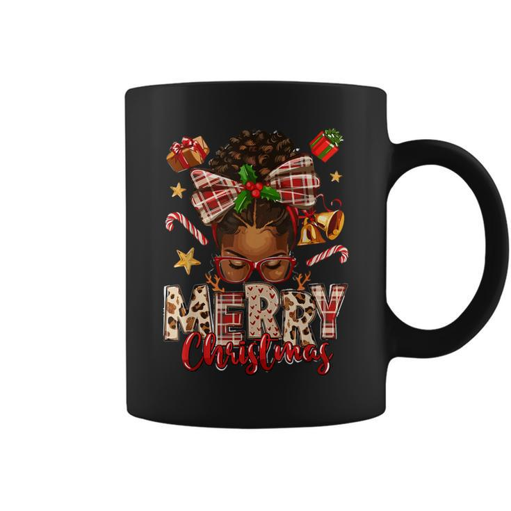 African American Christmas African Black Xmas Mom Women Coffee Mug