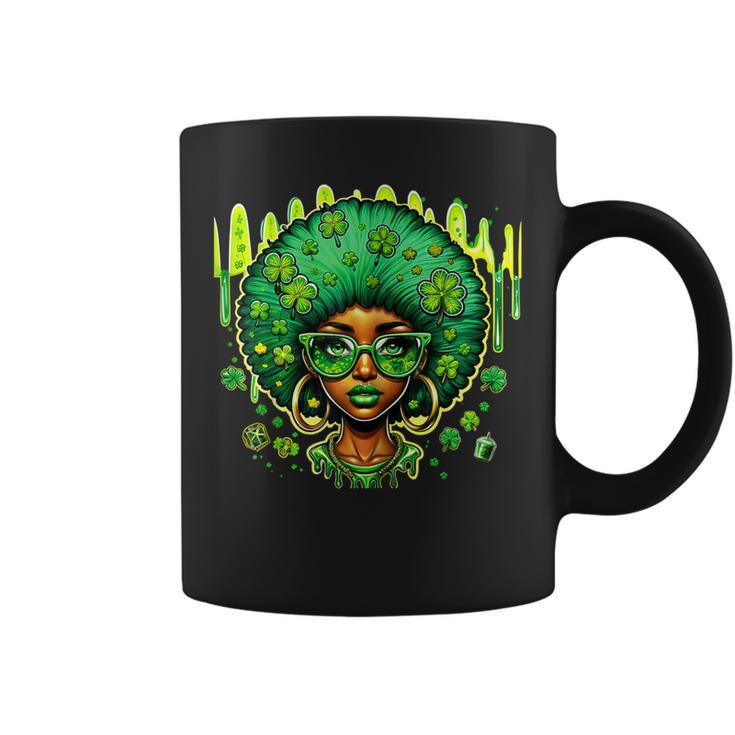 African American Leprechaun Black St Patrick's Day Coffee Mug