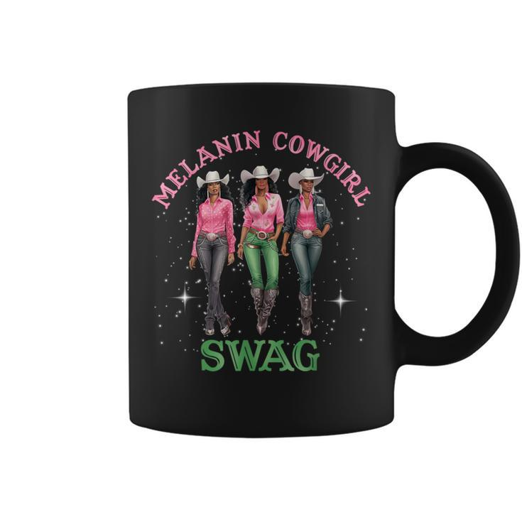 African Melanin Cowgirl Swag Black History Howdy Girl Coffee Mug
