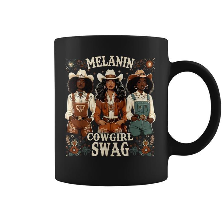 African Melanin Cowgirl Swag Melanin Cowgirls Black History Coffee Mug