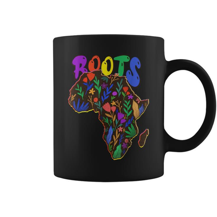 African Roots I'm Black History Melanin African American Coffee Mug