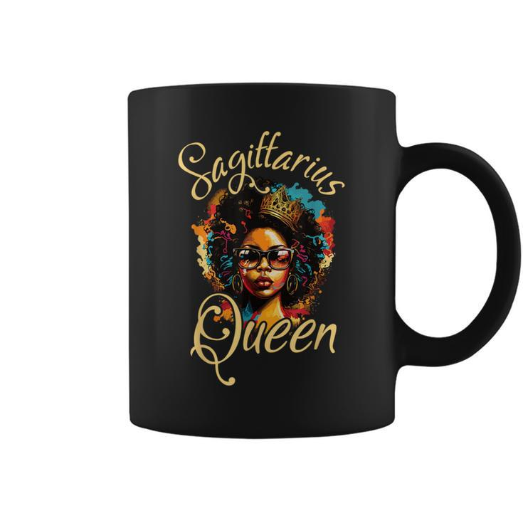 Afro Girl Sagittarius Queen Are Born In November To December Coffee Mug