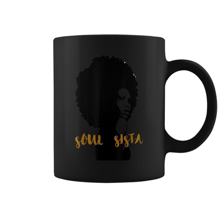 Afrocentric Soul Sista Natural Hair Love Black Women Coffee Mug