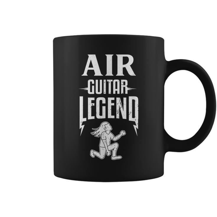 Air Guitar Legend Air Guitarist Music Band Musical Coffee Mug