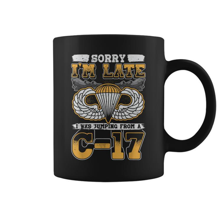 Airborne Division Paratrooper C-17 Coffee Mug