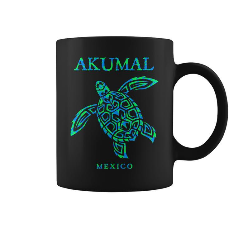 Akumal Mexico Sea Turtle Vacation Souvenir Boys Girls Coffee Mug