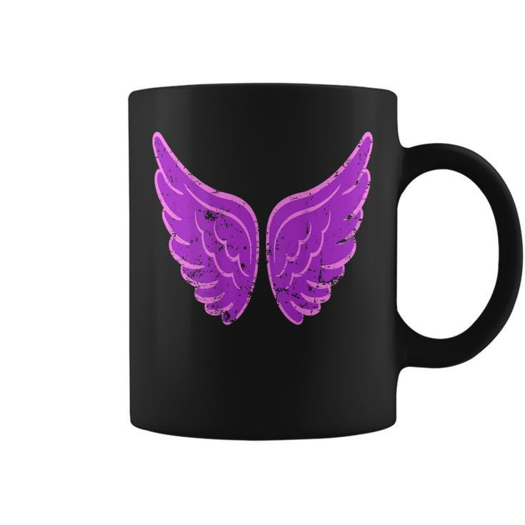 Alas De Angel Con Alas En La Espalda Angel Taza de café