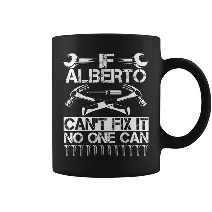 Alberto Fix It Birthday Personalized Name Dad Coffee Mug