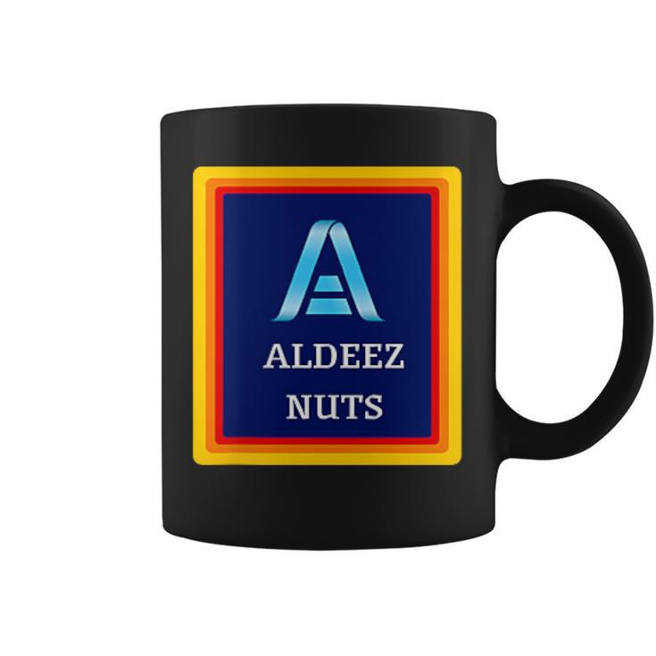 Aldeez Nuts Meme Deez Nuts Corner Logo Coffee Mug