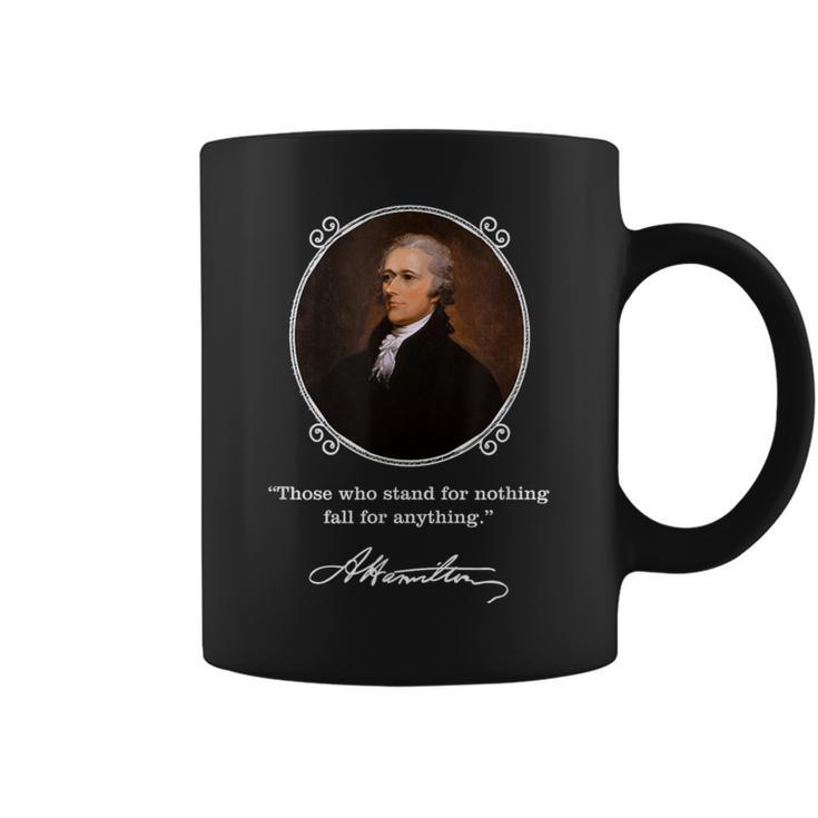 Alexander Hamilton Quote Hamilton Signature Coffee Mug