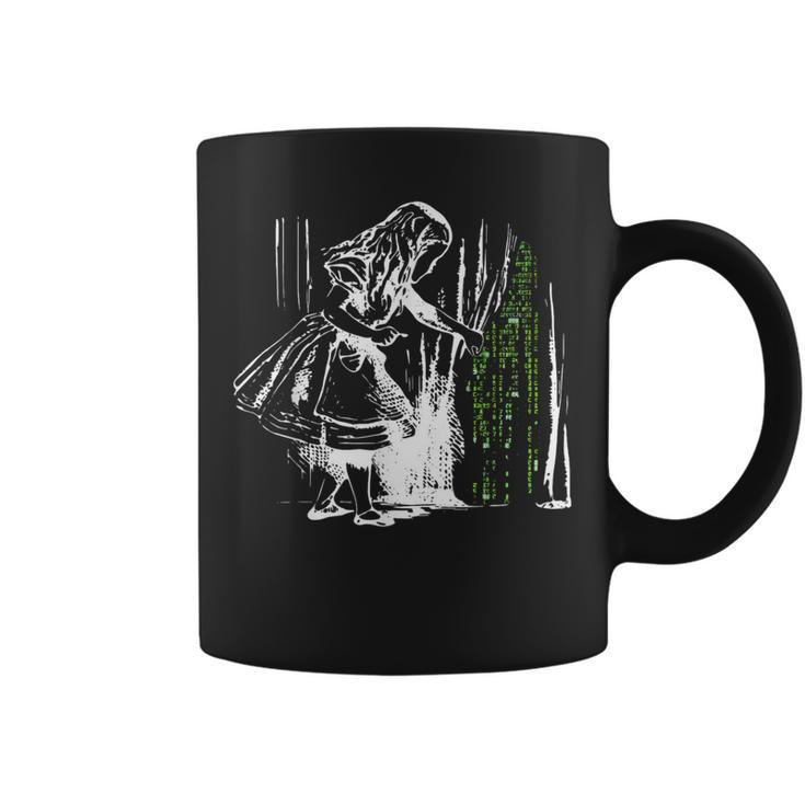 Alice In Matrix Land Programmer Coffee Mug