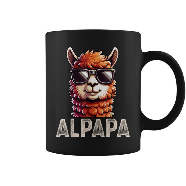 Alpapa Alpaca Lama Father's Day Dad Saying Father's Day Coffee Mug