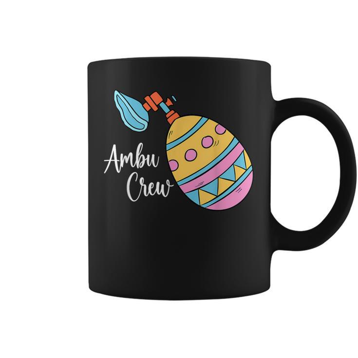 Ambu Crew Respiratory Therapist Nursing Egg Lungs Easter Day Coffee Mug