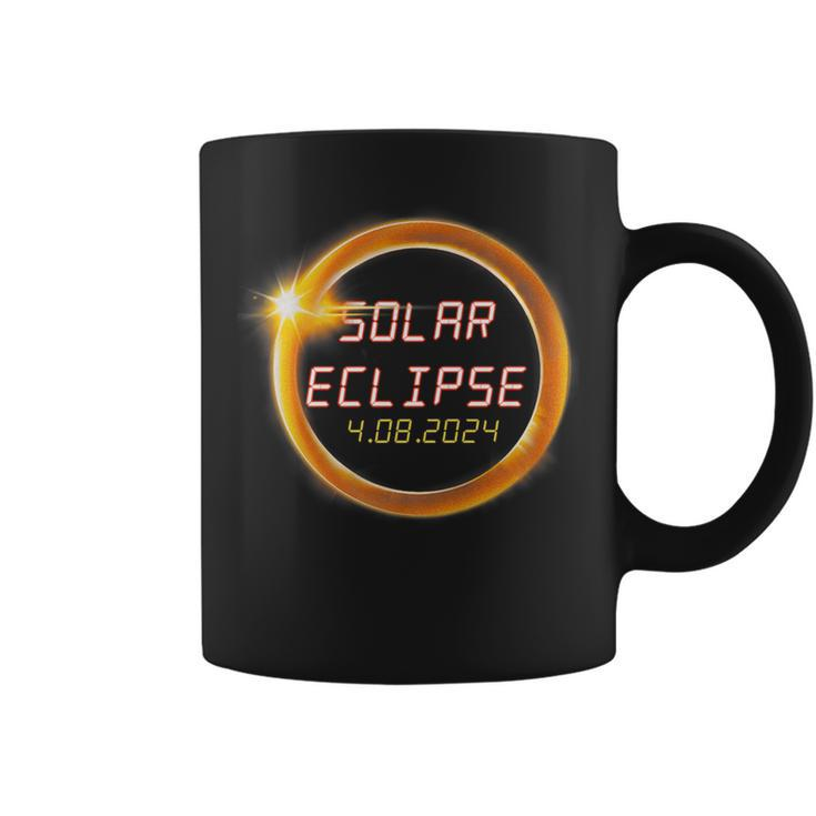 America April 8 Total Solar Eclipse 2024 Usa Map Totality Coffee Mug