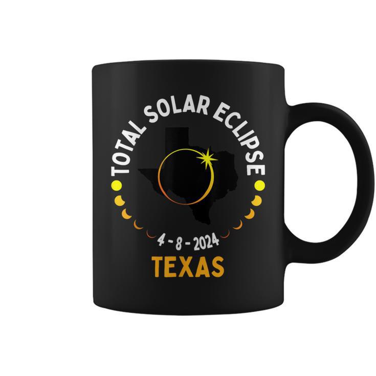 America Totality 04 08 24 Total Solar Eclipse 2024 Texas Coffee Mug