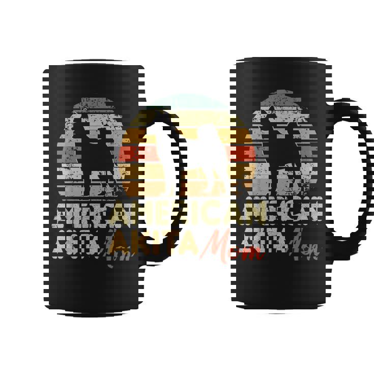 American Akita Mom Retro Vintage American Akita Coffee Mug