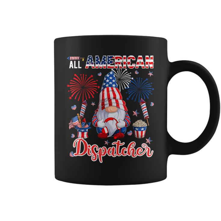 All American Costume Dispatcher 4Th Of July Job Team Coffee Mug