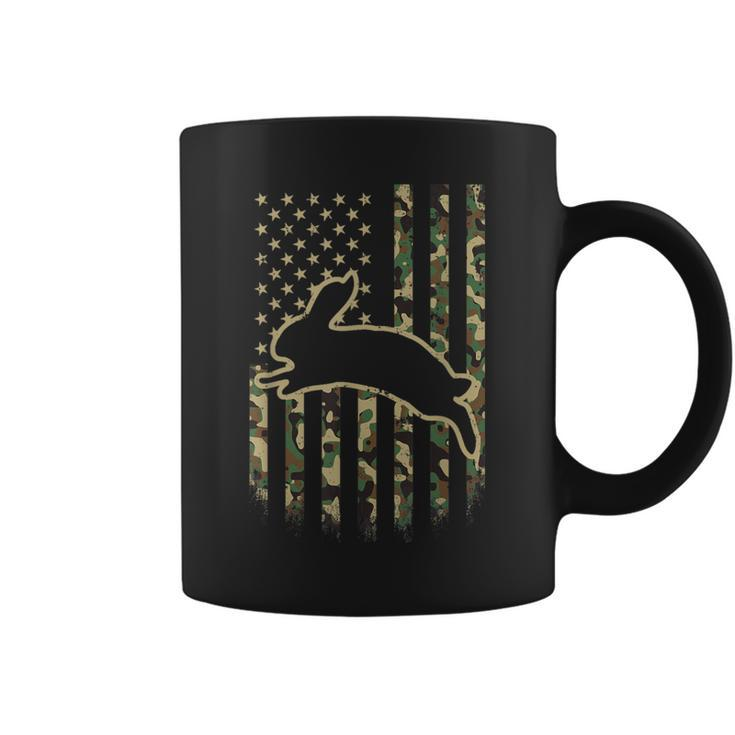 American Flag Camo Camouflage Bunny Rabbit Easter Patriotic Coffee Mug