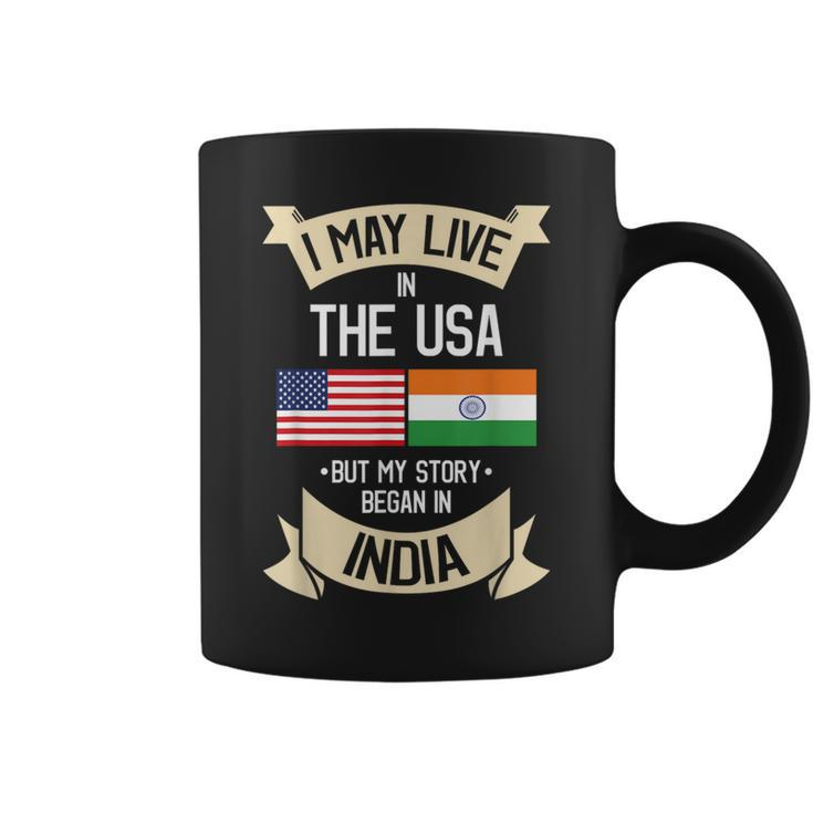 American Flag Uad Indian India Roots Coffee Mug