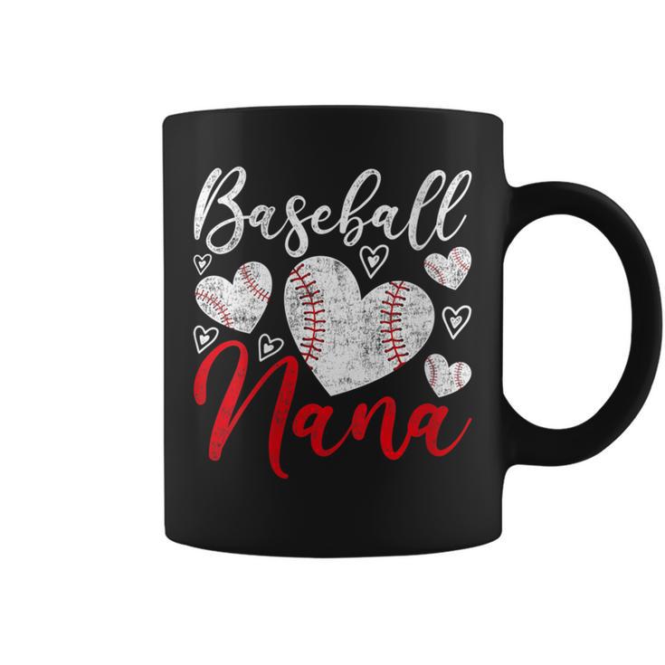 American Game Retired Baseball Nana Grandmother Baseball Coffee Mug