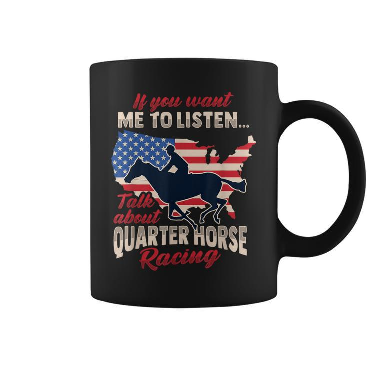 American Quarter Horse Racing For Quarter Horse Rider Coffee Mug