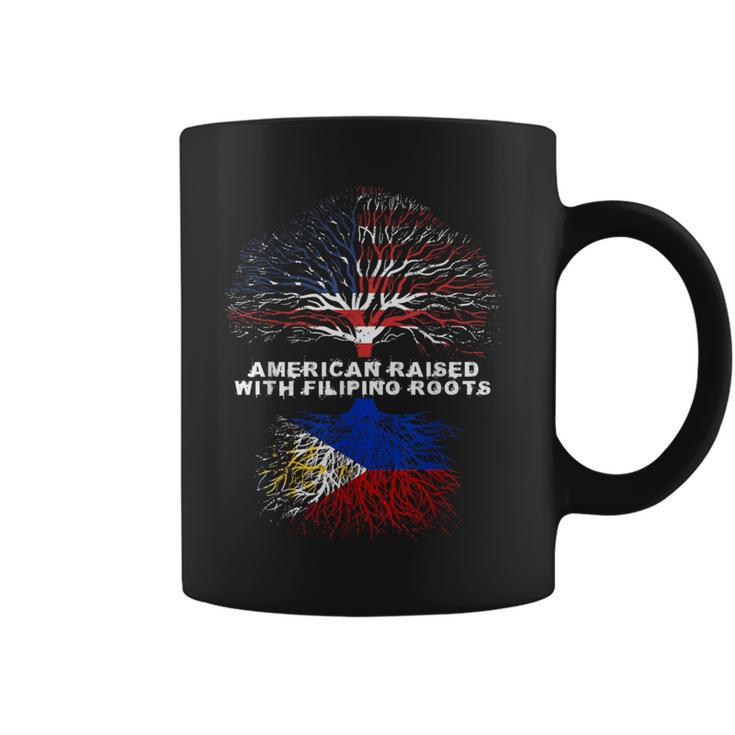 American Raised With Filipino Roots Philippines Pinoy Coffee Mug