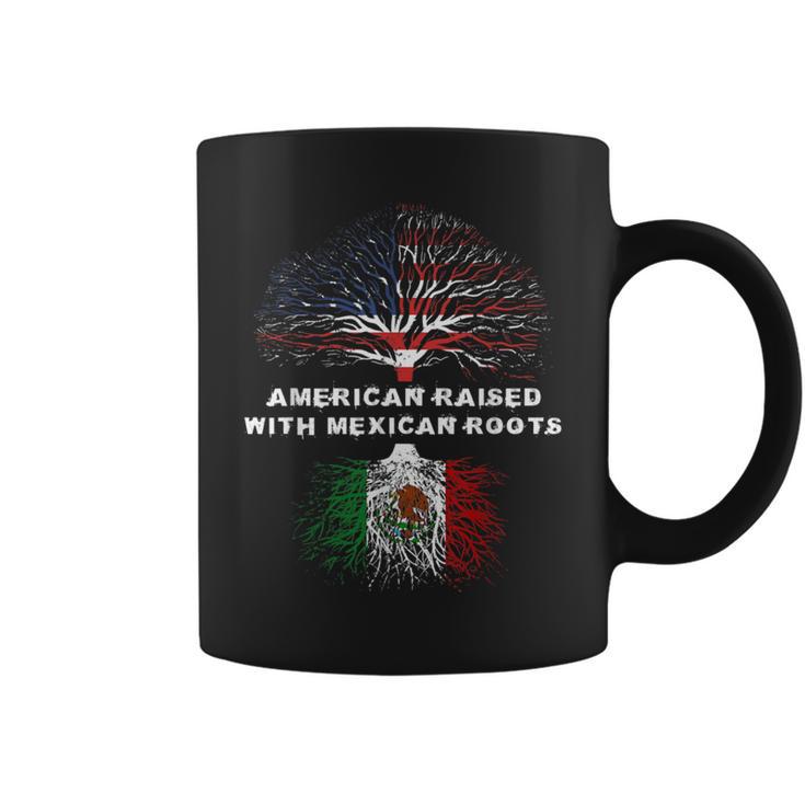 American Raised With Mexican Roots Mexico Coffee Mug