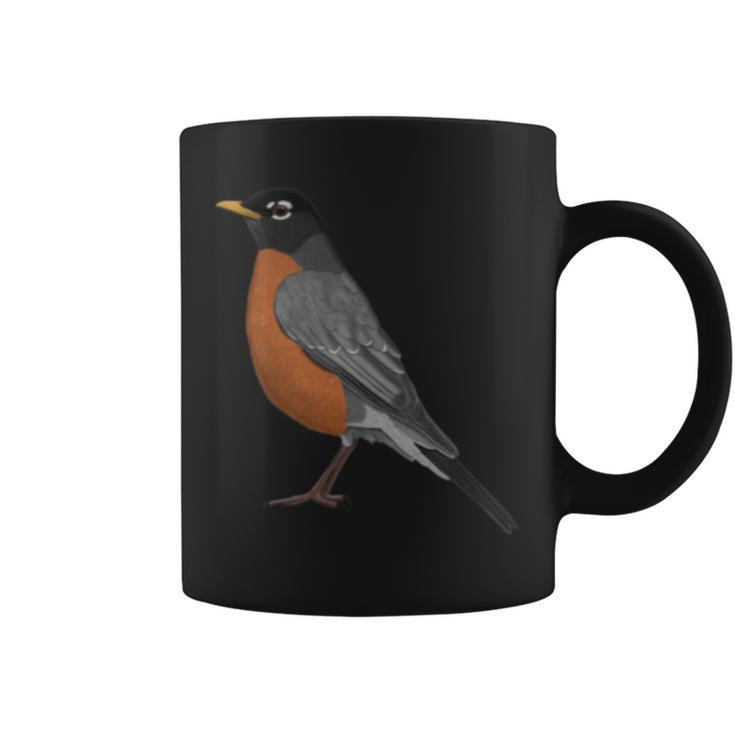 American Robin Bird Birder Birdlover Birdwatcher Animal Coffee Mug
