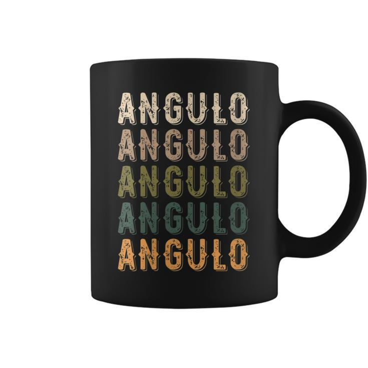 Angulo Personalized Reunion Matching Family Name Coffee Mug