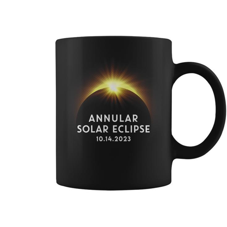 Annular Solar Eclipse October 14 2023 America Annularity Coffee Mug