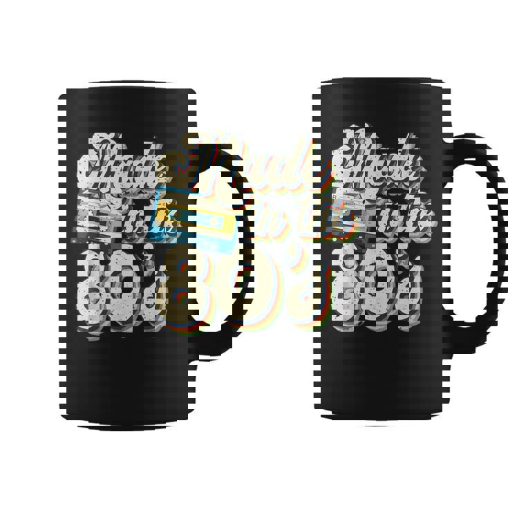 Años 80 Me Encantan Los 80 -Intage Retro Taza de café
