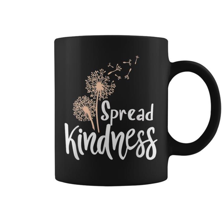 Anti-Bullying Spread Kindness Love Peace Dandelion Coffee Mug