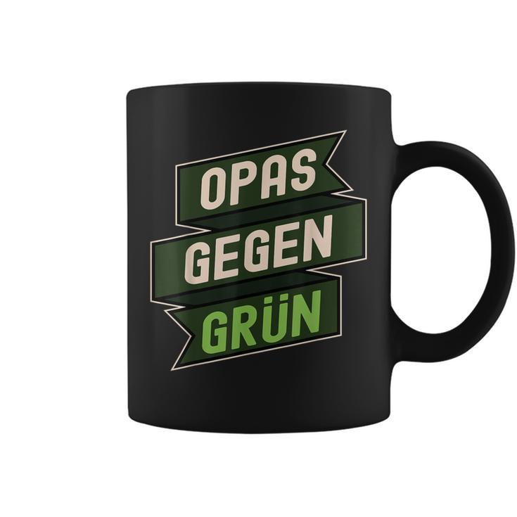 Anti Grünen Spruch Nein Danke Opas Gegen Grün Tassen