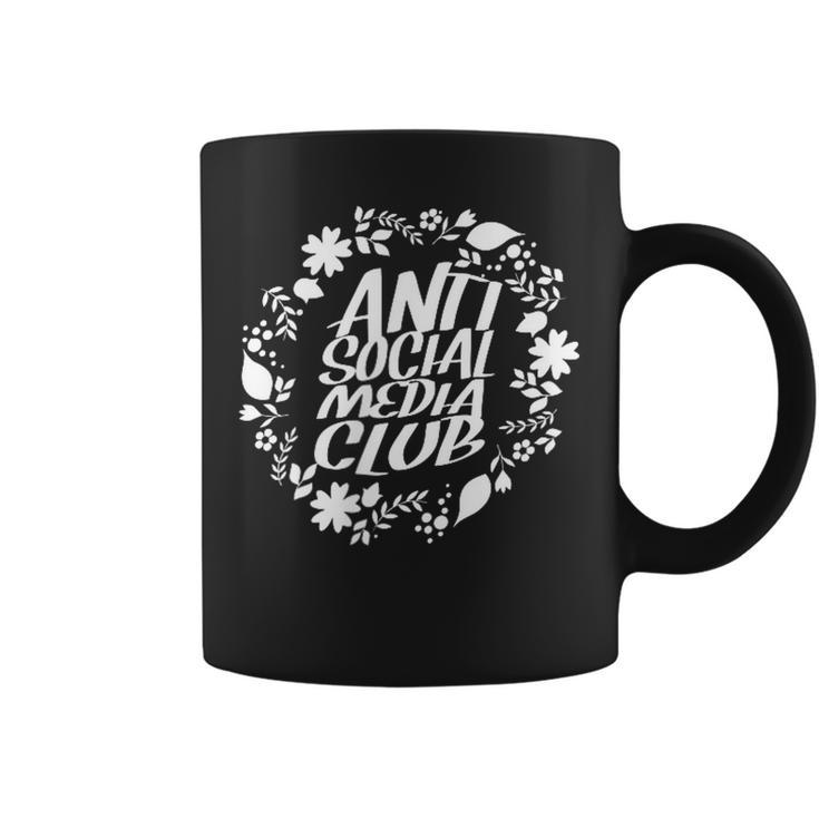 Anti Social Media Club For Introverts Boys Coffee Mug