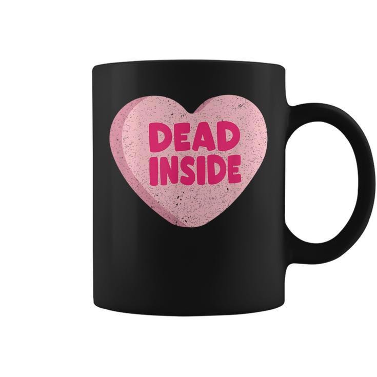 Anti Valentines Day Valentines Candy Heart Coffee Mug