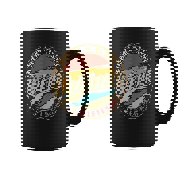 Antonio El Hombre El Mito La Leyenda Primeros Nombres Taza de café