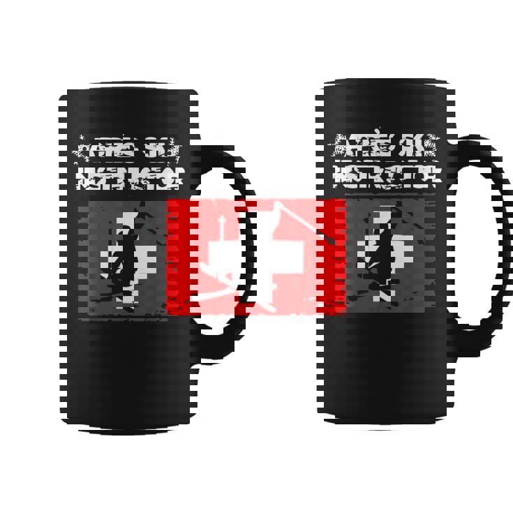 Apres Ski Instructor Esquís Para Fiestas Taza de café