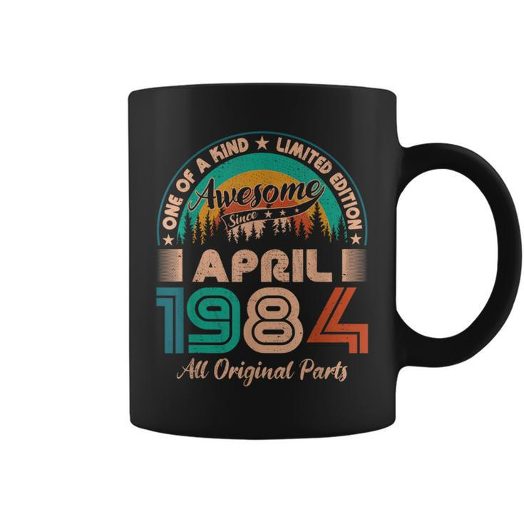 April 1984 Birthday Awesome Since April 1984 Coffee Mug