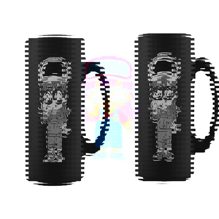 Arale Norimaki Dr Slump Manga Anime Amante Regalo Cuello Taza de café